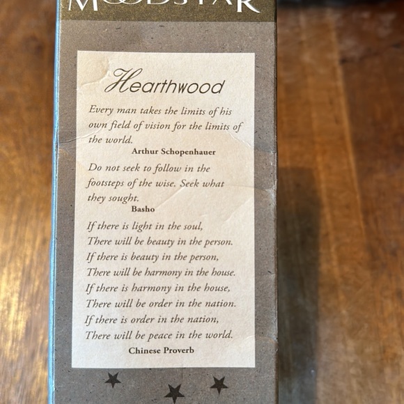 Moodstar Peaceful Incense 3 Aromatherapy Dance with Clouds/Pacific/Hearthwood - Picture 9 of 11